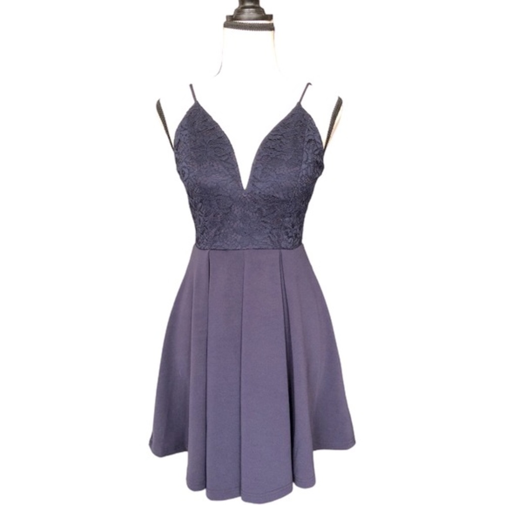 Trac navy blue mini dress